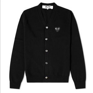COMME DES GARCONS PLAY CARDIGAN